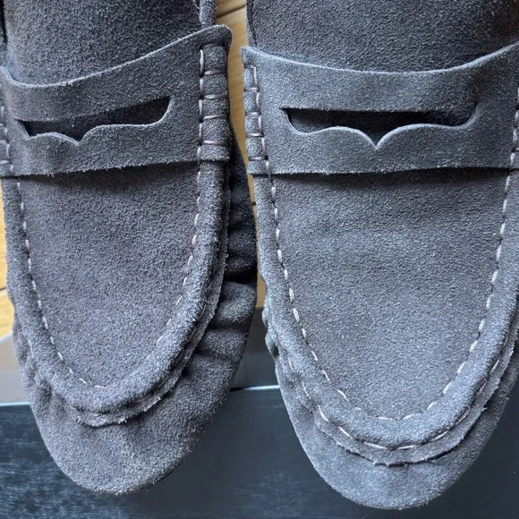 Genuine Suede Loafers - Picture 3 of 7
